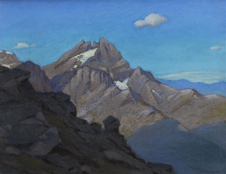 View from the foot of the Dent de Morcles by Francois Birbaum - Auction record, sale price, and art valuation. Compare with similar artists and explore comparable artworks.