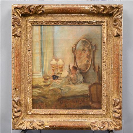 "The Antique Bed," 1953