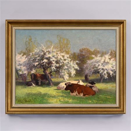 Cows in an Apple Orchard, 1896