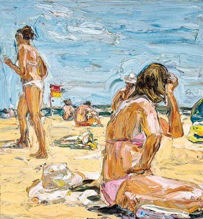 Beach Life (Flag and Figures) 2004