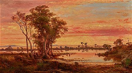Sunset in the Western District 1877