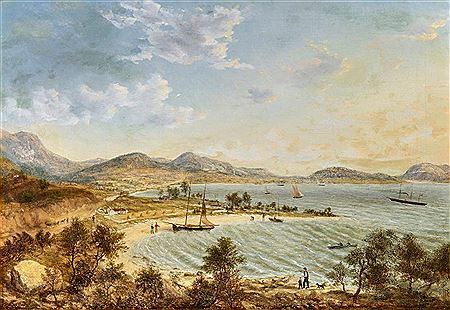 View of Hobart Town from Sandy Bay