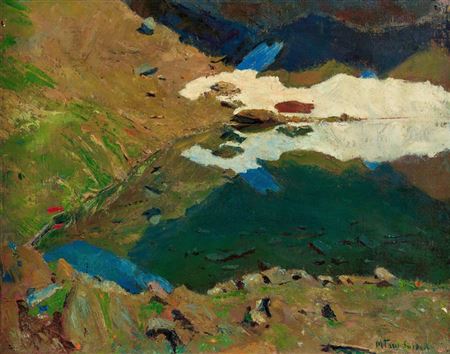 The Hail Lake by Marguerite Frey-Surbeck - Auction record, sale price, and art valuation. Compare with similar artists and explore comparable artworks.