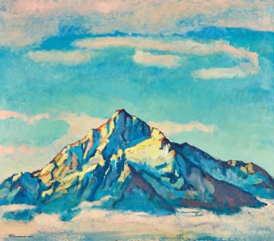 Sample artwork by Armin Schwarzenbach (1914 - 2000), known for painting - View similar artists and auction records