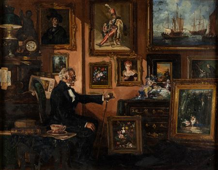 Seated Gentleman in a Salon, 1961