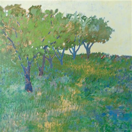 Meadow with Six Trees, 1967