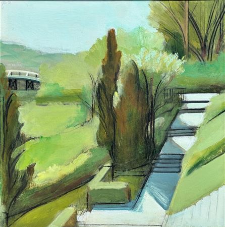 Concord River from a Hill, 1976