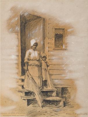 Sol's Wife, Aphrodite, is a Specimen of Maternal Health and Vigor, circa 1913