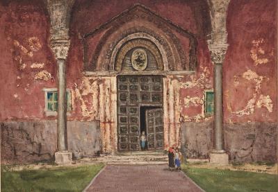 Cathedral Door in Sicily
