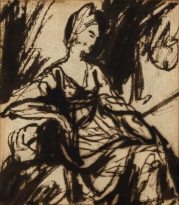 Study of a Seated Lady