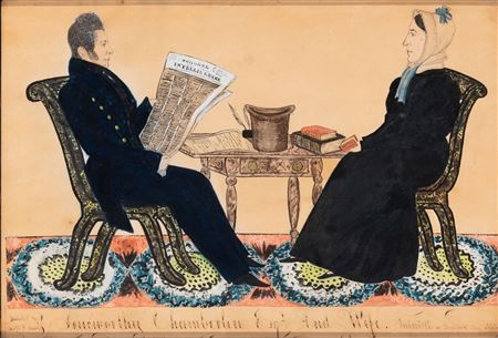 Trueworthy Chamberlin Esq. and Wife, 1835
