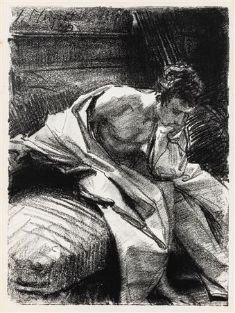 STUDY OF A YOUNG MAN (SEATED) (DODGSON 1)