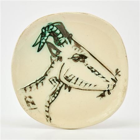 TÊTE DE CHÈVRE DE PROFIL (ALAIN RAMIÉ 109)