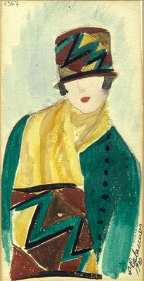 Costume Design No. 1367, circa 1923