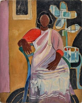 Portrait of a Woman in an Interior