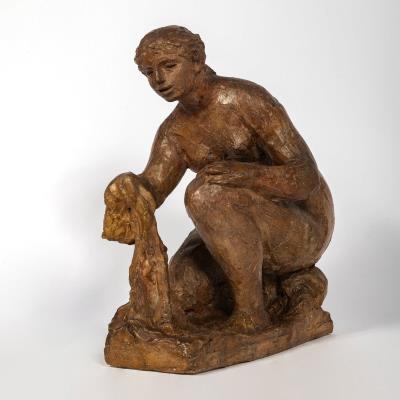 La Petite Laveuse or L'Eau de la Petite Laveuse Accroupie