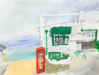 Red Telephone Box, Porthminster St Ives
