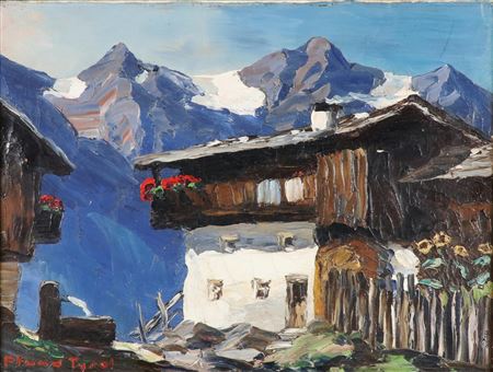 Tyrolean Mountain Farmstead in Summer