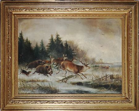 Winter Hunt for Wild Boar, Deer and Fox
