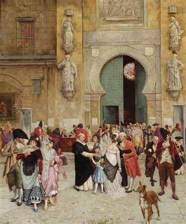 Sample artwork by Joaquin Turina Y Areal (1847 - 1903), known for painting - View similar artists and auction records