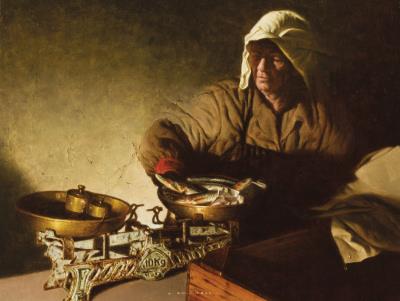Sample artwork by Daniel Gonzalez Poblete (Born 1944), known for painting - View similar artists and auction records