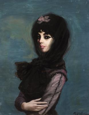 Sample artwork by Enrique Navarro (1924 - 1997), known for painting - View similar artists and auction records