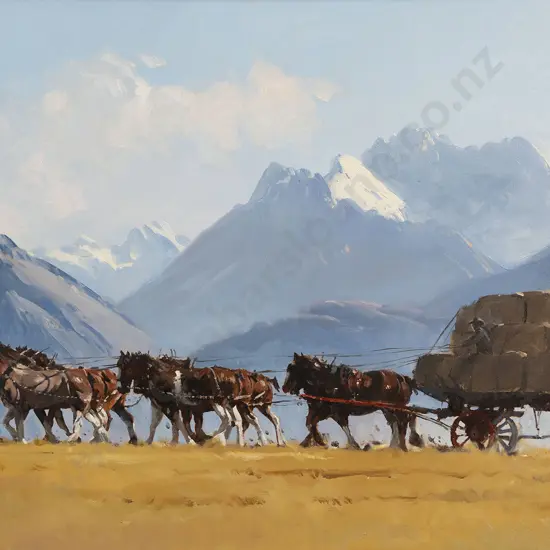 Clydesdale Team At Glenorchy
