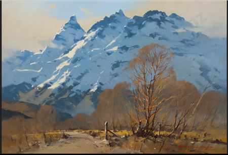 Mt Pluto & Mt Earnslaw from the Dart Valley