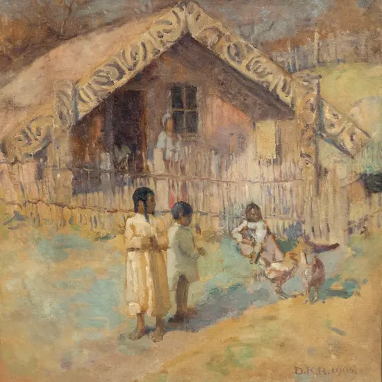 Outside the Pā