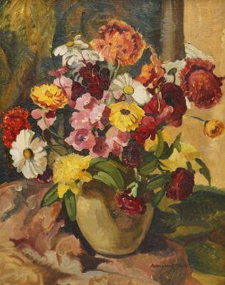 Still Life of Flowers in a Vase