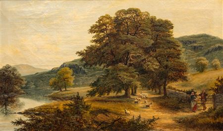"The Valley of Llanwrst, North Wales" by John Cuthbert Salmon - Auction record, sale price, and art valuation. Compare with similar artists and explore comparable artworks.