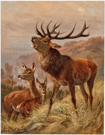 Sample artwork by Anton Schmitz (1855 - 1935), known for painting - View similar artists and auction records