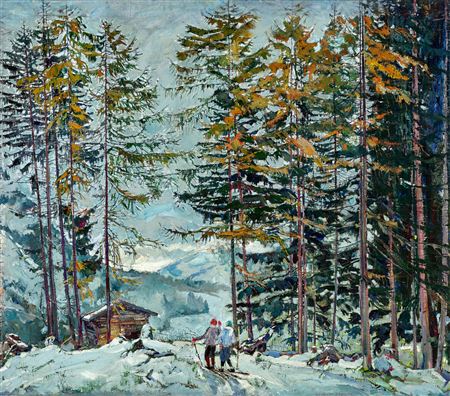 Winter by Rudolf Hafner - Auction record, sale price, and art valuation. Compare with similar artists and explore comparable artworks.