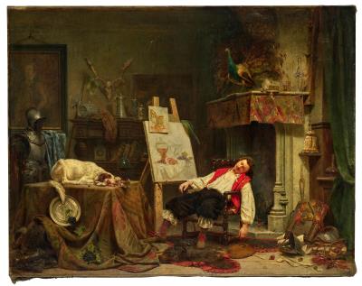 The Sleeping Painter