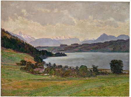 Lake Obertrummer from Vorderwartstein in Mattsee, Salzburg