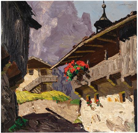 Farmhouse in the Mountains