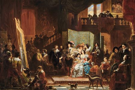 Sample artwork by Jakob Joseph Eeckhout (1793 - 1861), known for portrait, figure, genre, history and interior paintings, teaching - View similar artists and auction records