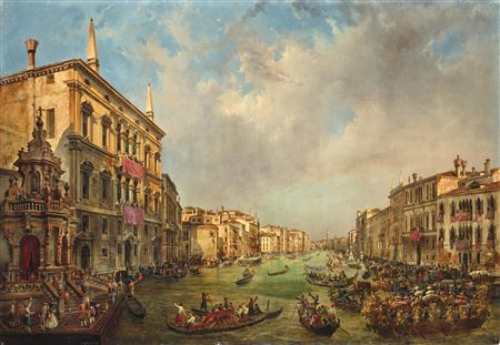 Regatta on the Grand Canal, Venice
