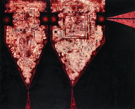 Two Inquisitors II by Mikulas Medek - Auction record, sale price, and art valuation. Compare with similar artists and explore comparable artworks.