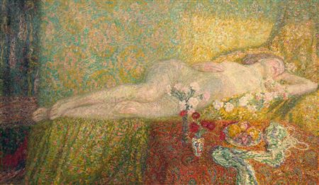 Lying nude (1910)