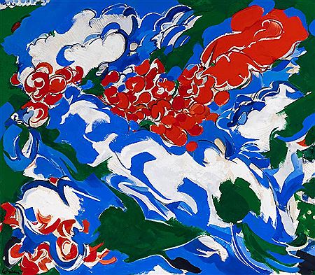 Woman, flowers, etc. (1987)