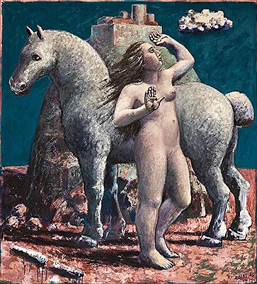 Frau, Pferd und Berg (1985)