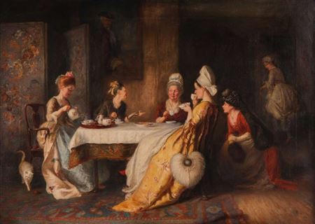 Ladies taking tea