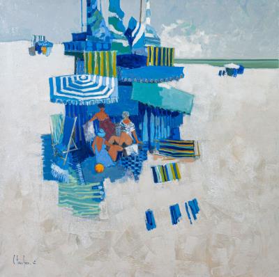 The beach