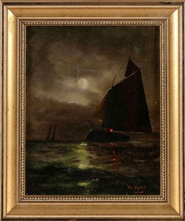 Night seascape.