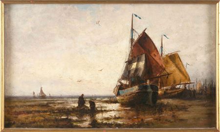 Beached vessels.