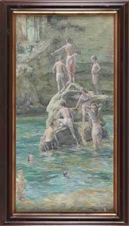 The bathing hole.