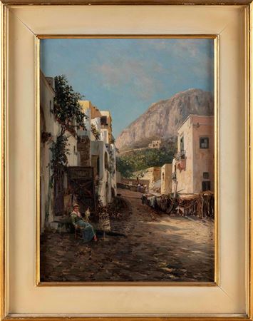 Italian street scene.