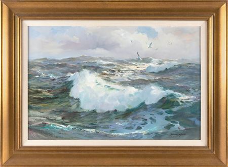 "Crashing Surf, Cape Ann".
