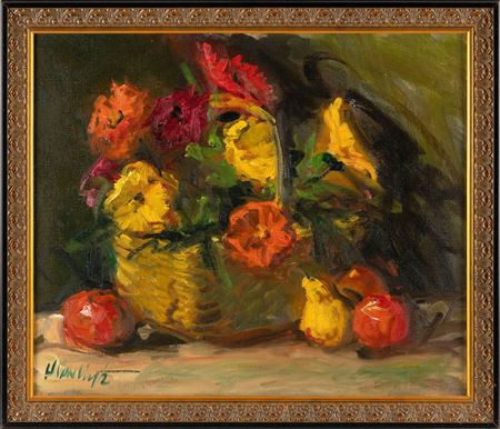 Flower bouquet with fruit